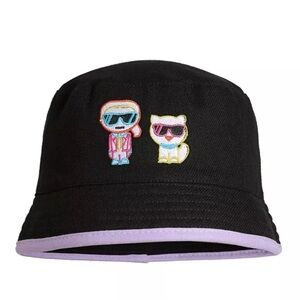 Karl Lagerfeld & Choupette Bucket Hat NWT